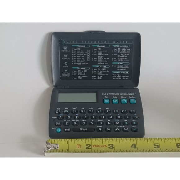 Electronic Organizer Untested - Need Batteries Unbranded - Black - Picture 8 of 9